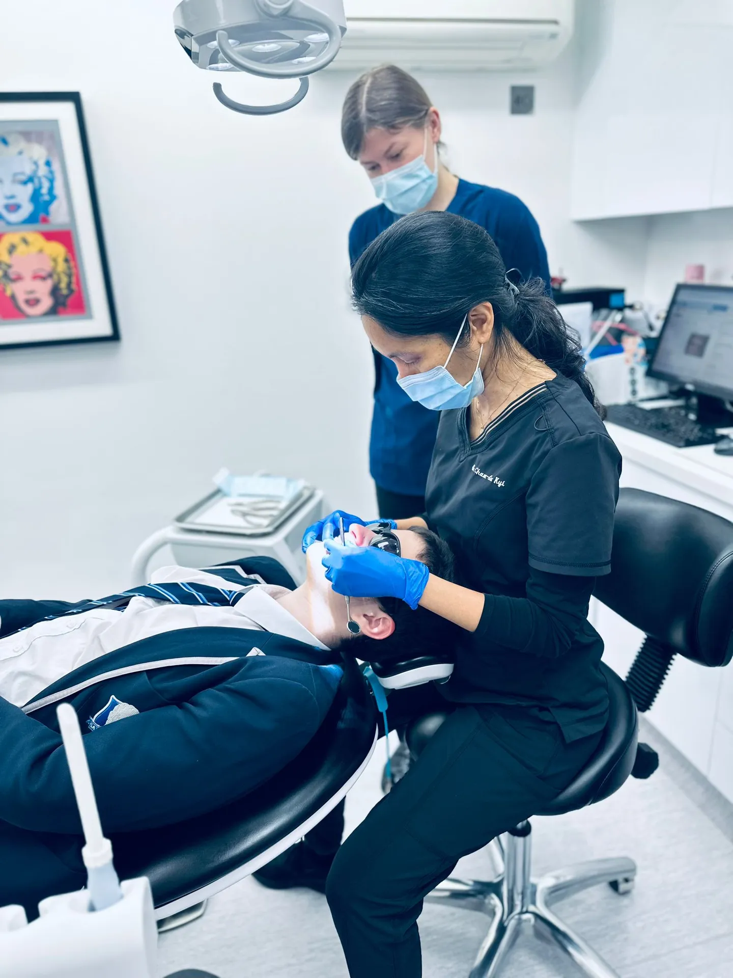 A dental check-up at our Hammersmith studio