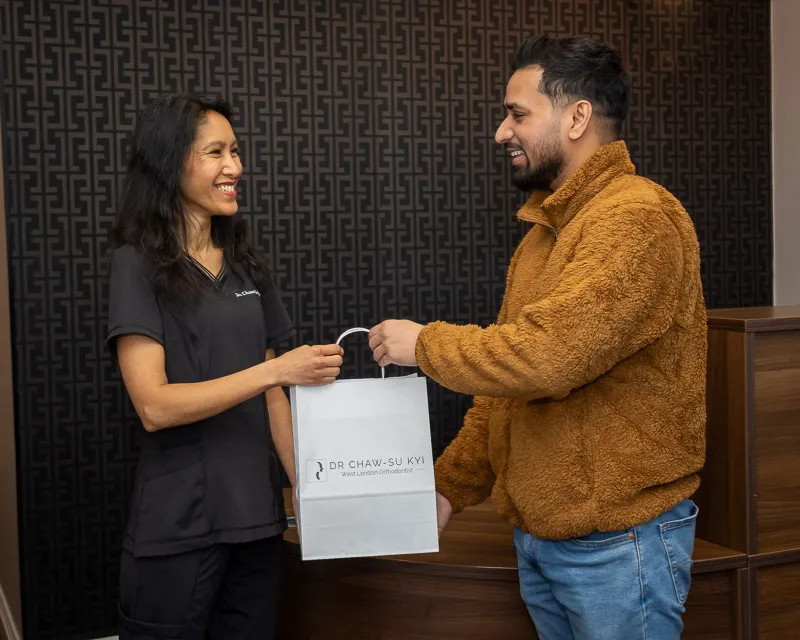 A veneer consultation at our Hammersmith studio