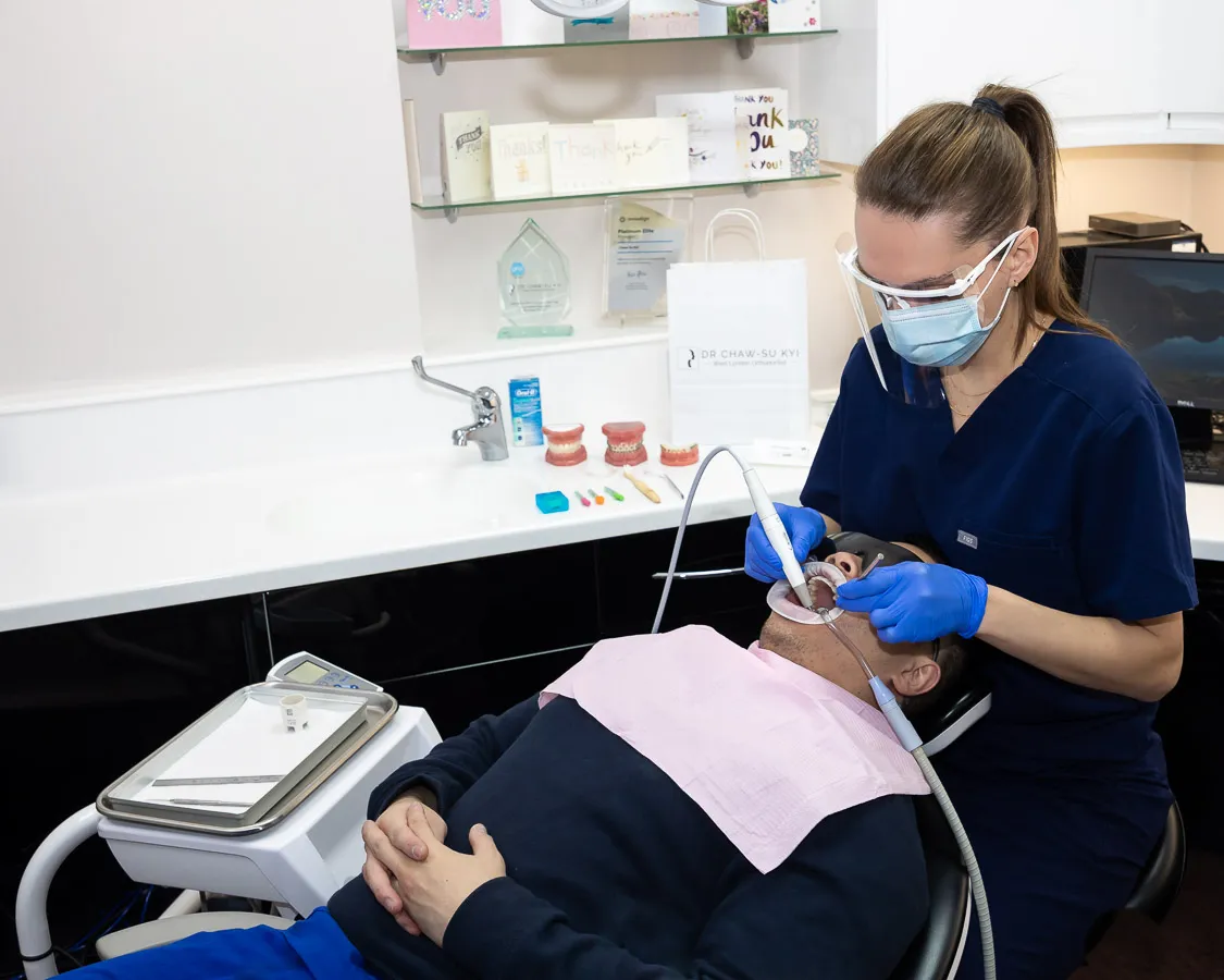 A healthy, confident smile at our Hammersmith studio