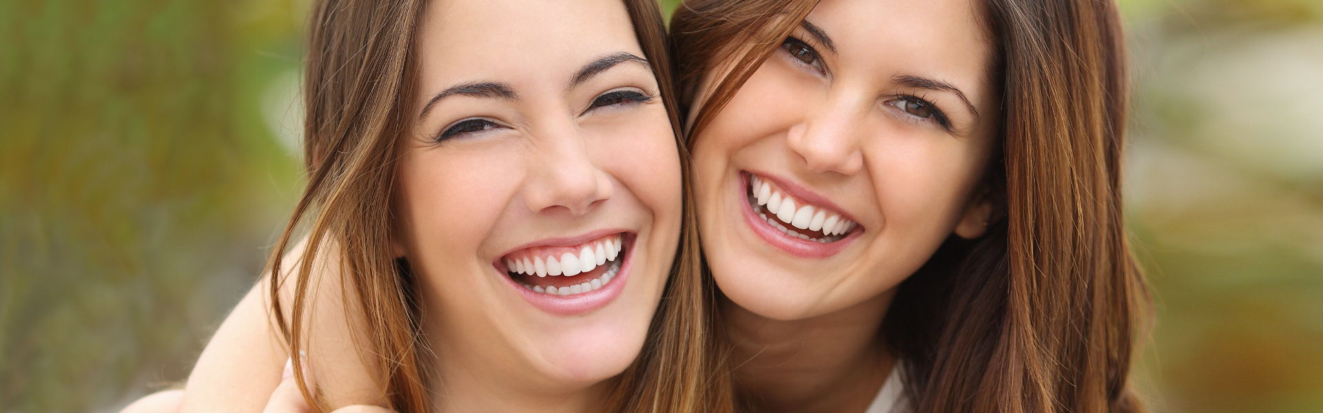 Close-up of a bright, white smile after professional teeth whitening in West London