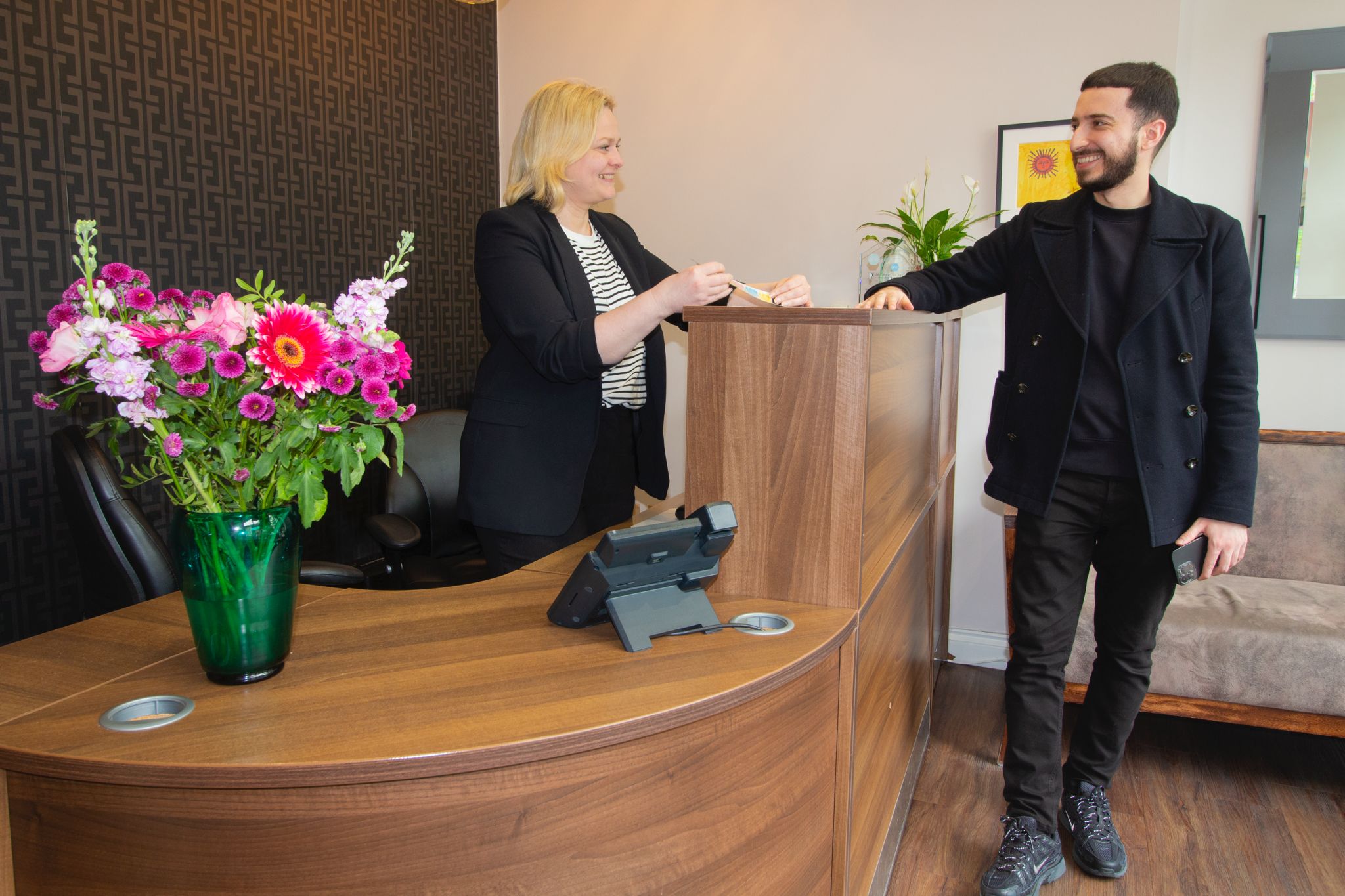 Reception at our Hammersmith studio
